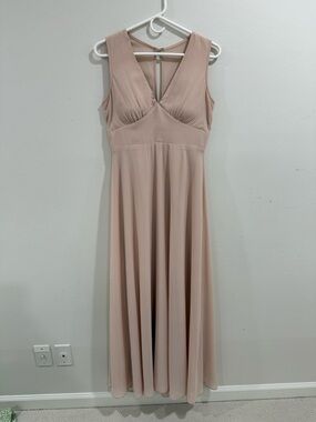 BHLDN | Dresses | Bhldn Elora Sleeveless Vneck Ruffle Lace Maxi Dress |  Poshmark